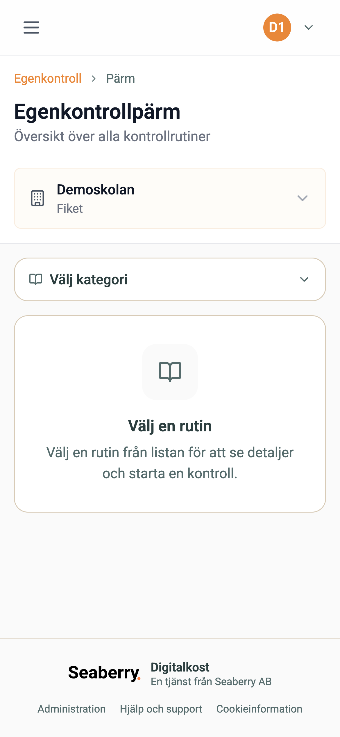Pärmen – mobilvy